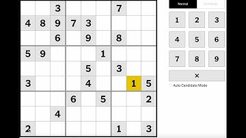 Hard Level Sudoku From The New York Times! July 23th, 2024