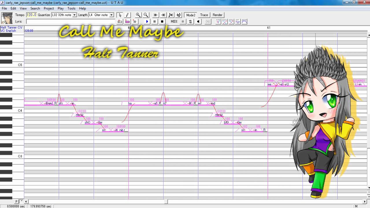 Cv Vc UTAU CV-VC English Call Me Maybe Halt Tanner