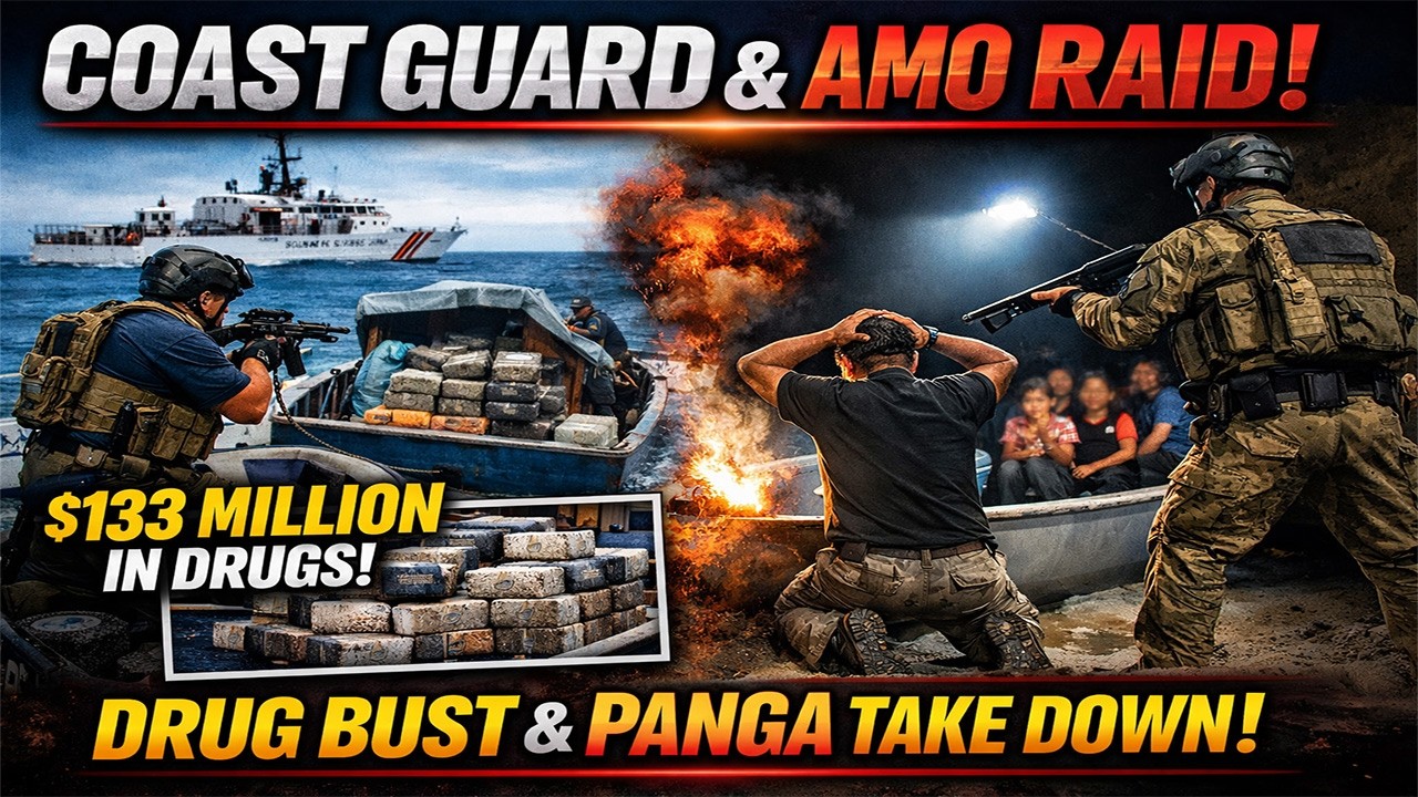 133M Drug Bust & Panga Intercept Coast Guard Mega Smuggling Crackdown Caught on Camera