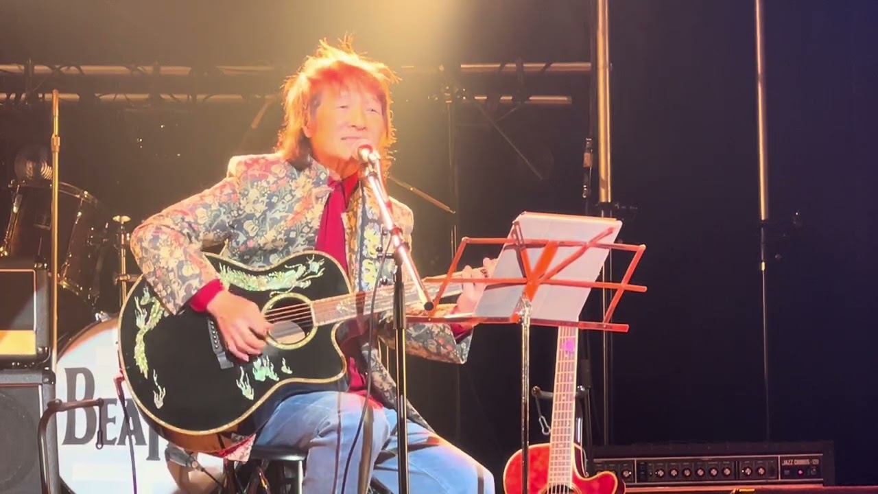Ricky/廣田龍人氏サイン入りギターネックとサングラス、ソロCD2枚セット 廣田龍人＃Ricky #リッキー廣田 Enjoy The Beatles with RICKY!! Ricky