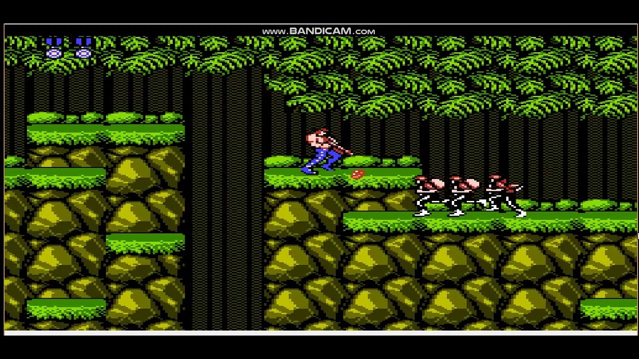 Contra (NES) game part 1 - YouTube