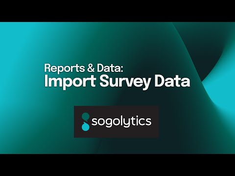 Import Survey Data