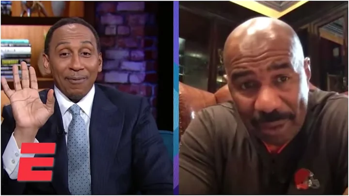 Steve Harvey guesses Stephen A's top 5 Cleveland s...