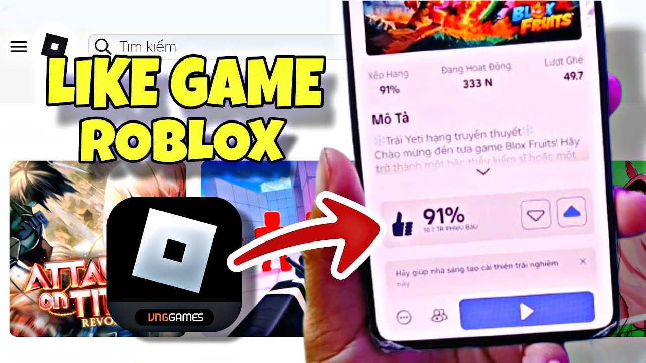 C Ch Th Ch Tr Ch I Trong Roblox How To Like A Game On Roblox Mobile Maxresdefault