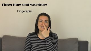 Fingerspiel Finger Hups Und Nase Stups