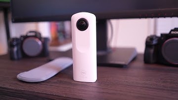 Ricoh Theta SC2 BEIGE 360° Camera 4K Video with Image Stabilization) | 360 Camera Review