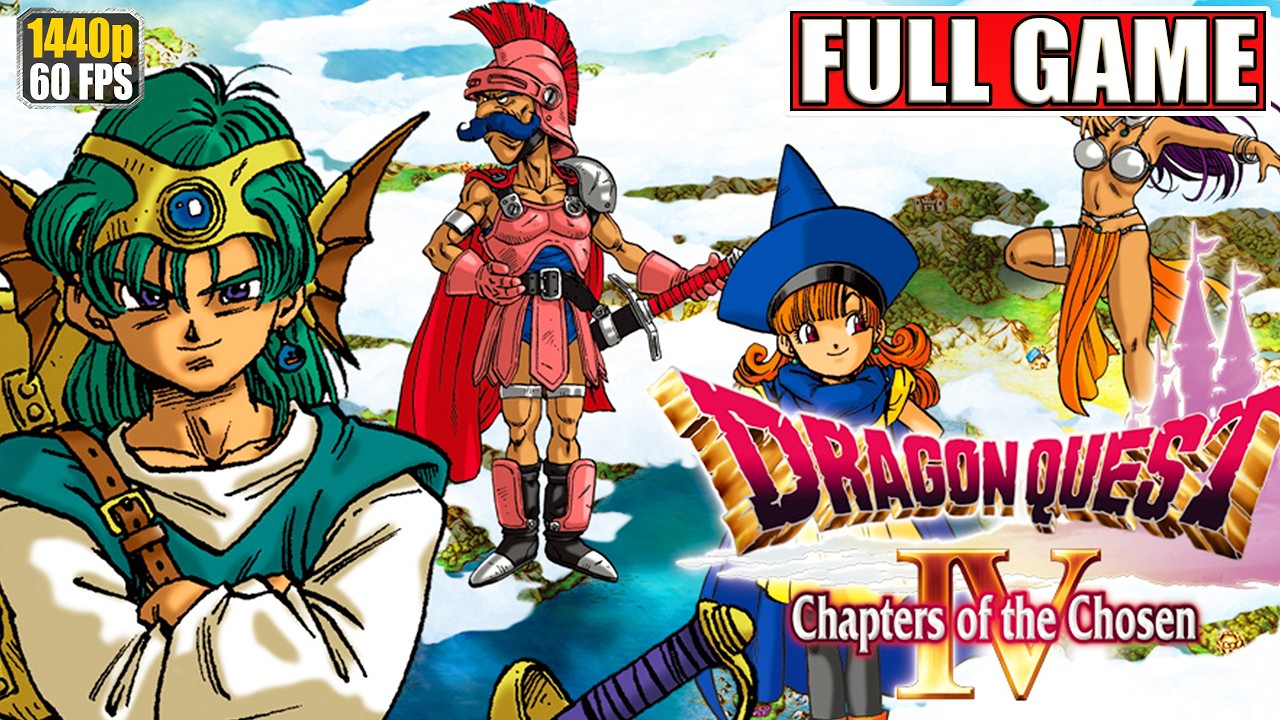 Dragon Quest 4 Full Gameplay Walkthrough [1990 NES Longplay