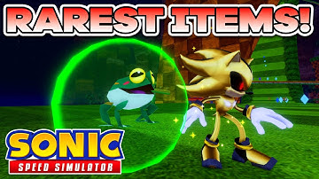 RAREST ITEMS in Sonic Speed Simulator!