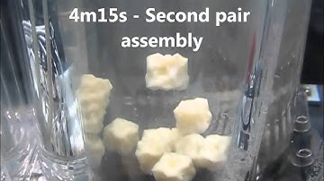 Biologically Inspired 3D Stochastic Fluidic Assembly