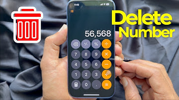 How to Delete Number on iPhone Calculator
