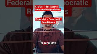 APUSH! What's the difference between Federalists and Democratic Republicans? #apush #history