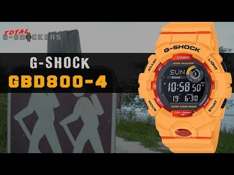 Casio G-SHOCK GBD800-4 | Orange & Red G Shock G-SQUAD Step Tracker GBD-800 Top 10 Things