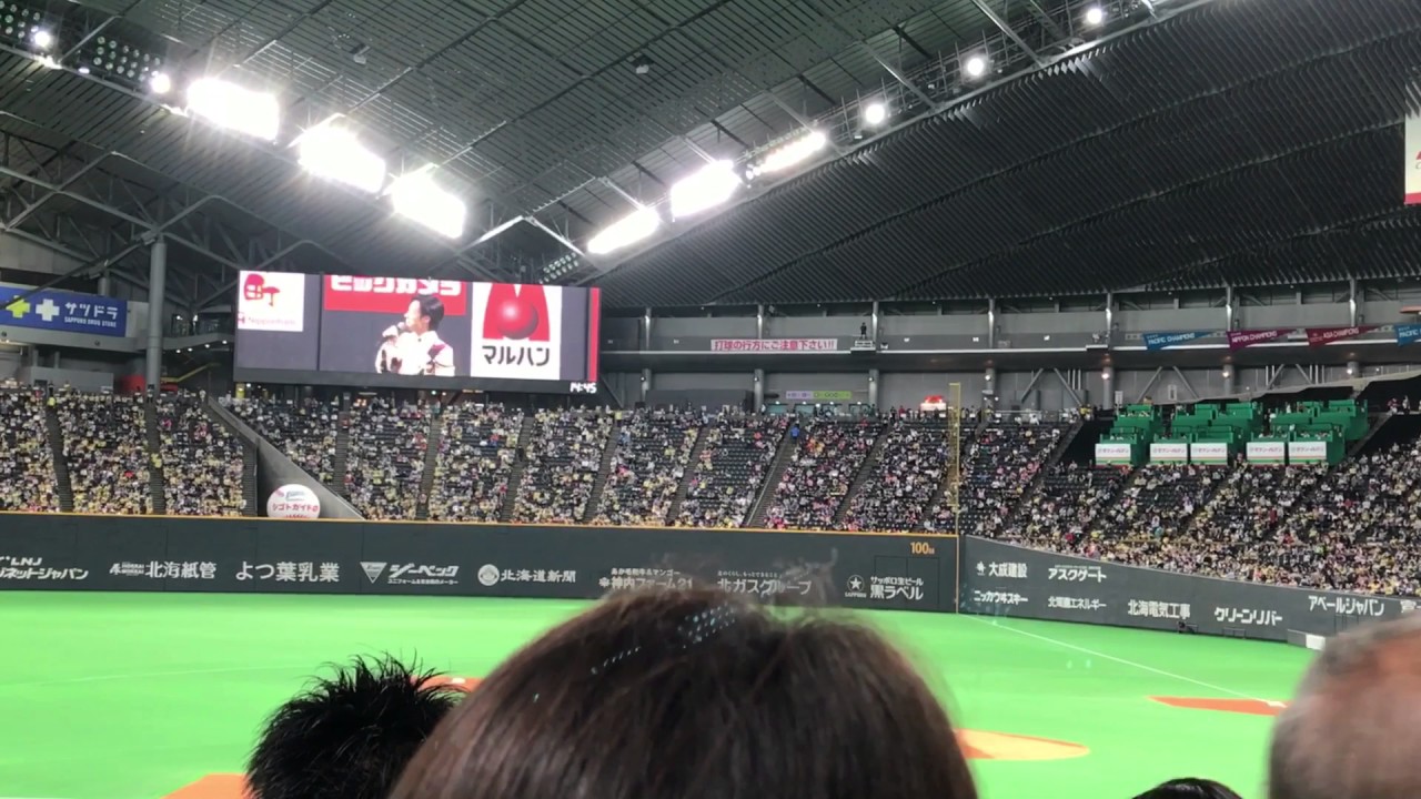 札幌ドーム【熱唱】山内惠介-夕張川から,愛が信じられないなら，そしてFighters Girl！