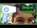 Hair dryer Sleep Trick! Sleep in 1 minute - Babies Love This- WHITE NOISE