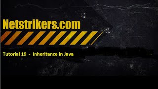 Java Programming Tutorial 19 -  Inheritance in Java