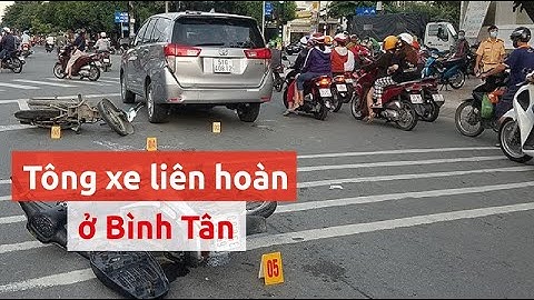 Nghi nhóm cướp giật tông xe liên hoàn - PLO