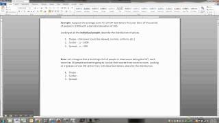 8.1 Lecture - Part 1 of 8 - Math 133