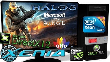 XENIA-DX12 1.04-ML [Xbox 360] - HALO 3 [30FPS-Gameplay] 720p-1440p Tested #5
