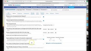 Aeries Setting Up Gradebook
