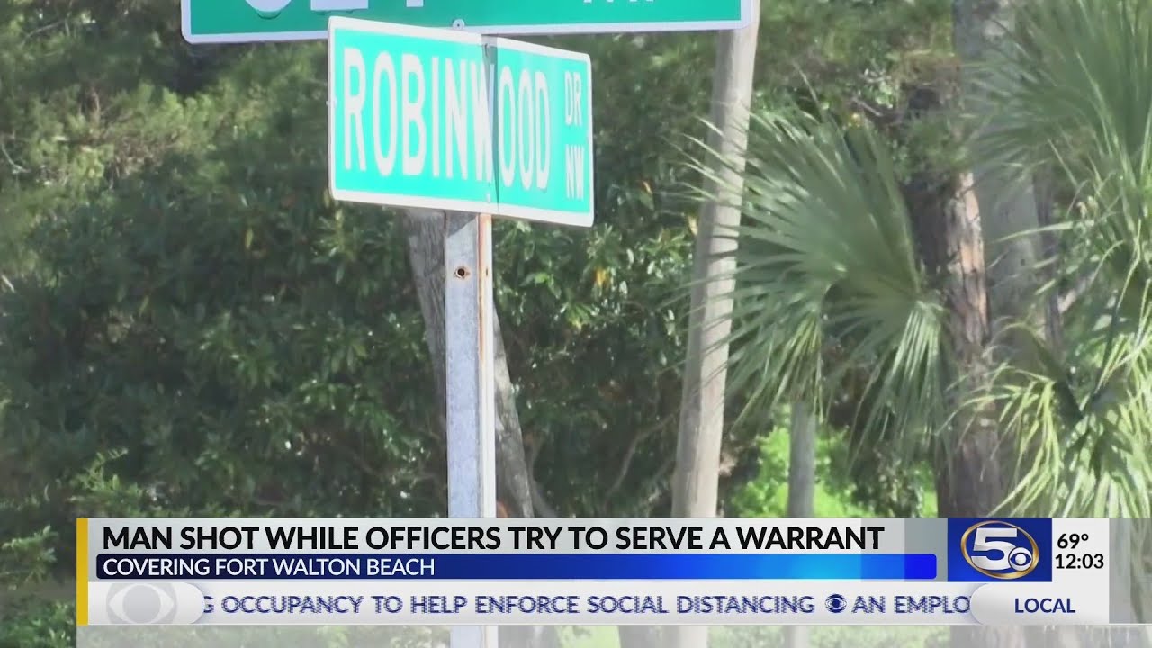 Man shot while officers try to serve a warrant in Fort Walton Beach ...