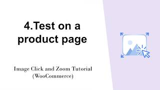 4.Test on a product page - Image Click and Zoom Tutorial (WooCommerce)