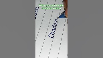 write your name in the comment section #writingbrainwithpassion #handwriting #writingstyle #shorts