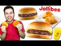 Trying Jollibee's YUMBURGERS for the FIRST TIME + Peach Mango Pie!