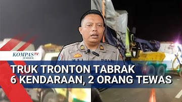 Detik-Detik Truk Tronton Tabrak Beruntun di Pantura, Korban Jiwa Berjatuhan