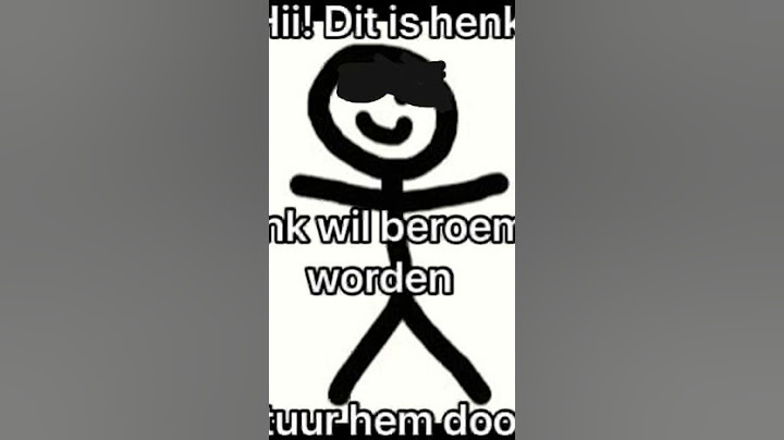 Henk stuur door naar iedereeen
