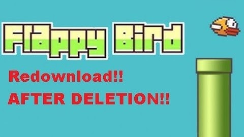 How to ReDownload Flappy Bird Even after deleted on App Store