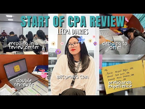 LECPA diaries 📚 | start of CPA review, REO preboards, study habits, choosing to defer, etc. (PART 1)
