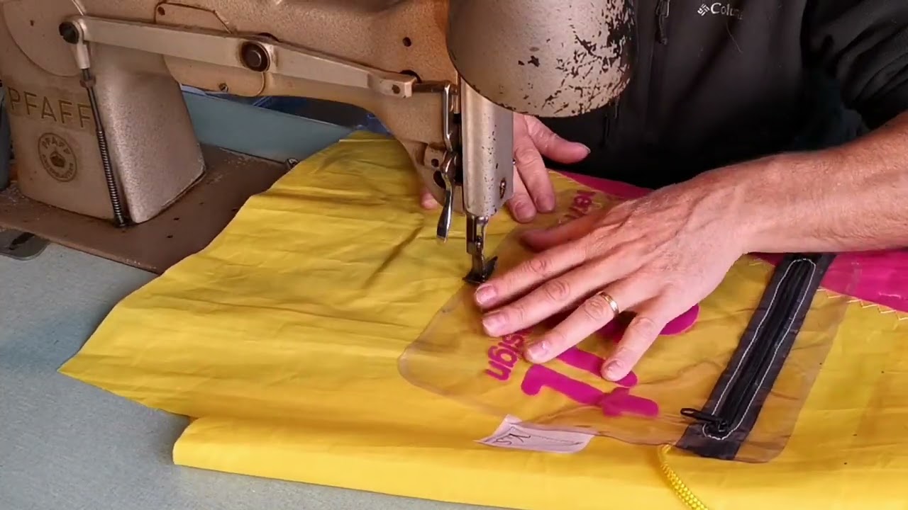Fabrication d'un cabas en voile de planche à voile