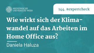 #expertcheck #144 - How does climate change affect working from home?