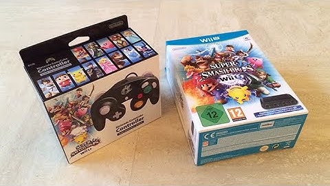 Unboxing Super Smash Bros. for Wii U + GC adapter + GC controller