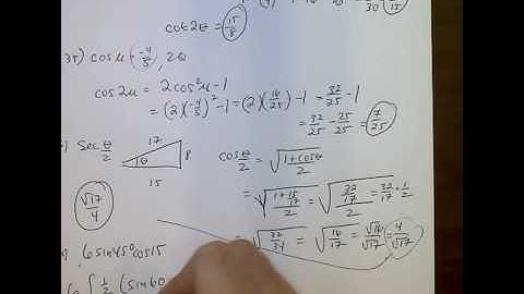 SOLVING TRIGONOMETRIC EQUATIONS - PART 2