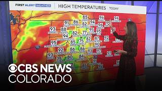 Hot temperatures return before storm chances increase through Monday