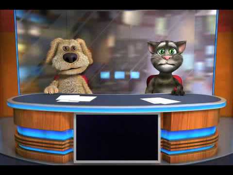 Talking Tom & Ben News Fight w/ guns - This is a video I made on this because I was bored and I haven't uploaded a video in a LONG TIME Talking Tom & Ben News - app for iPhone and iPad