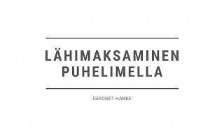 Lahimaksaminen puhelimella