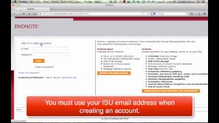 Introduction to EndNote Web Wealth