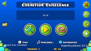 Cognition Challenge 61% (read description)