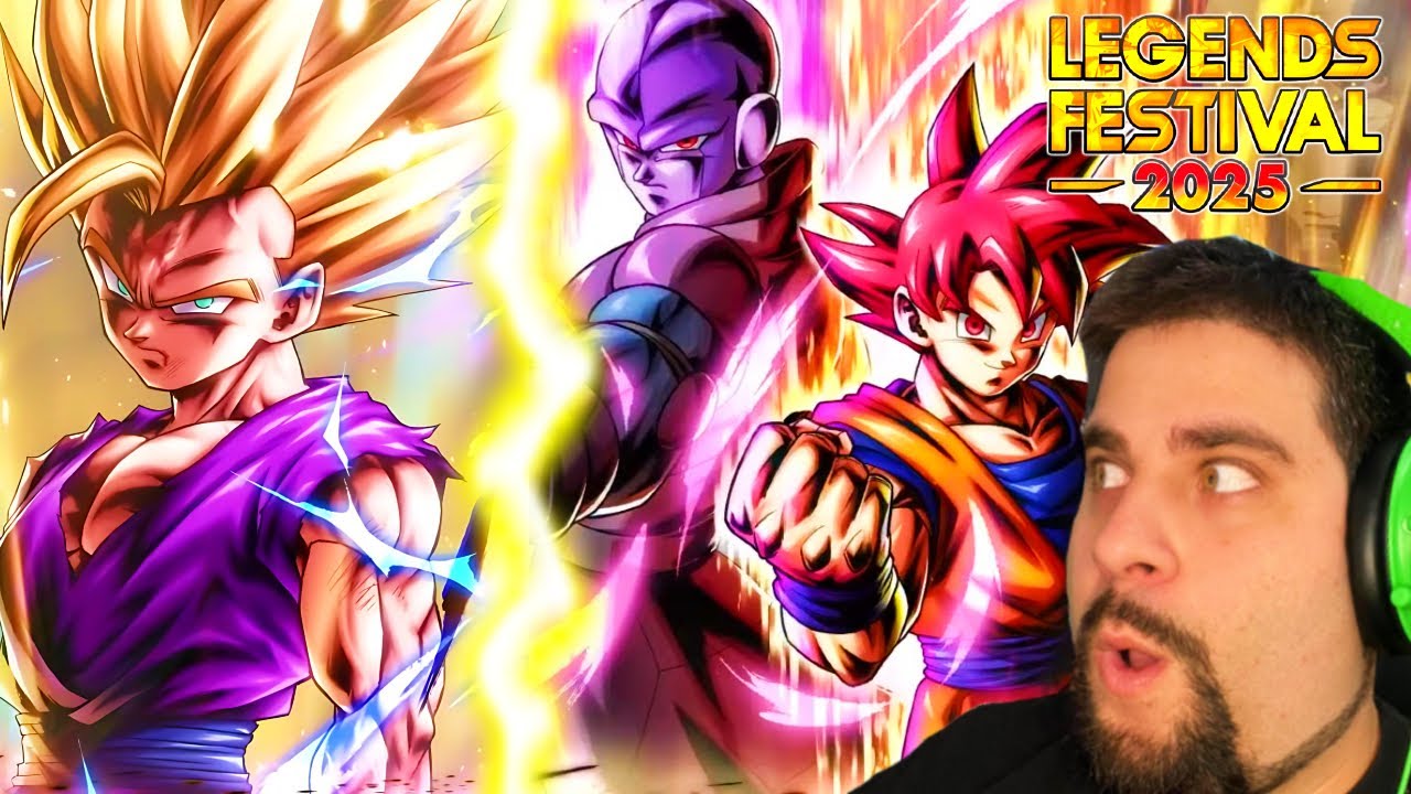 REACCIONANDO A PARTE 2 del LEGENDS FESTIVAL 2025!!! GOKU/HIT y ¿GOHAN SSJ2? DRAGON BALL LEGENDS