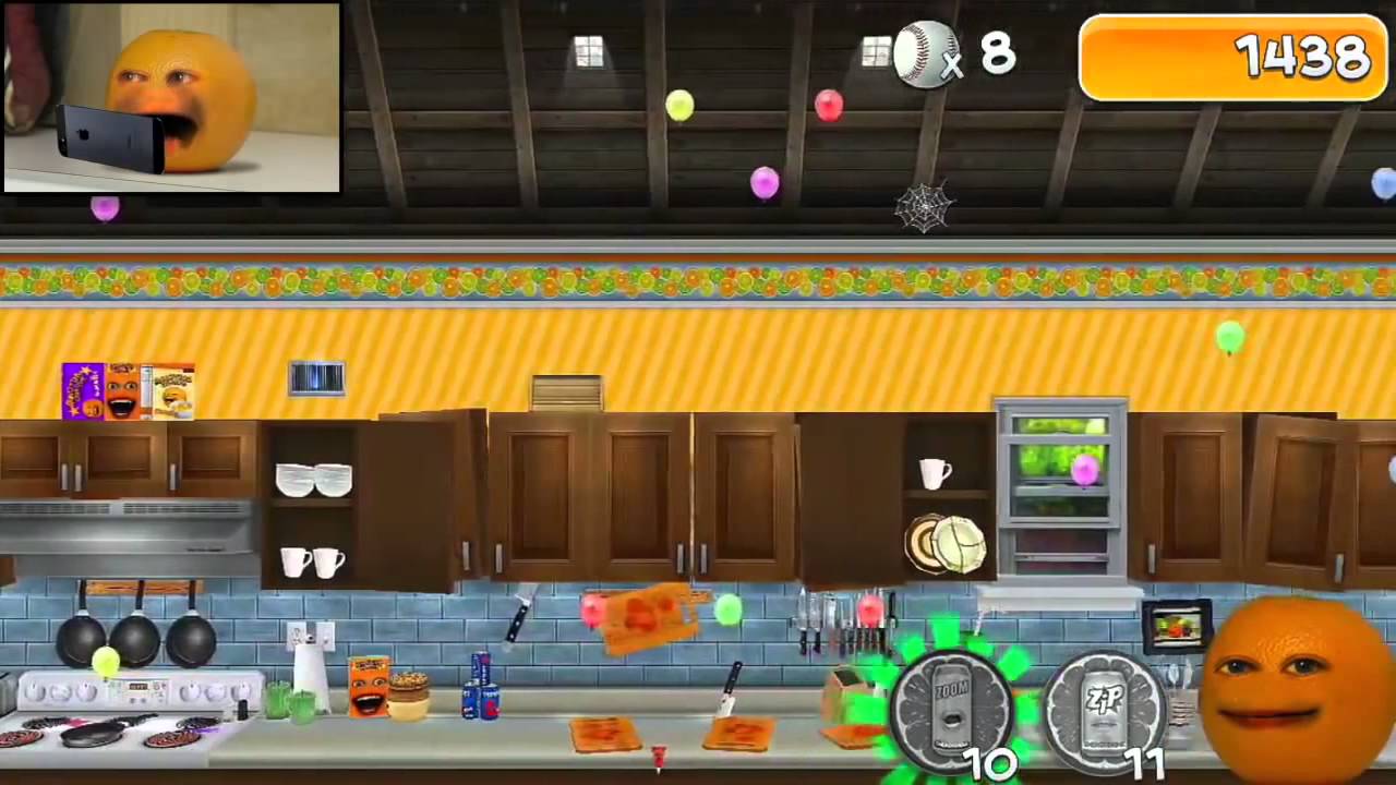 Annoying Orange Let's Play! SPLATTER UP! - YouTube