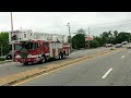 (CODE 3) Peabody Ladder 1 Responding