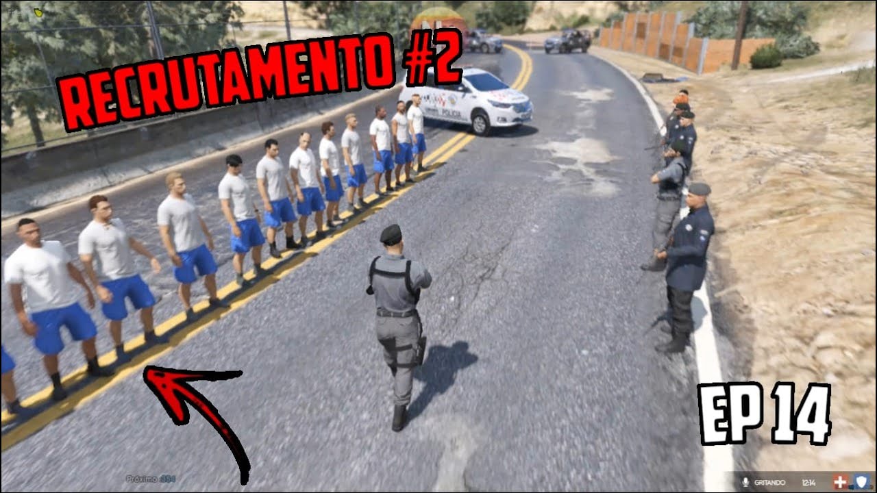 RECRUTAMENTO DA POLICIA NO COMPLEXO CITY!! (Parte 1) - GTA RP
