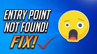 fix entry point not found in windows 10,8,7 [6 solutions] 2024