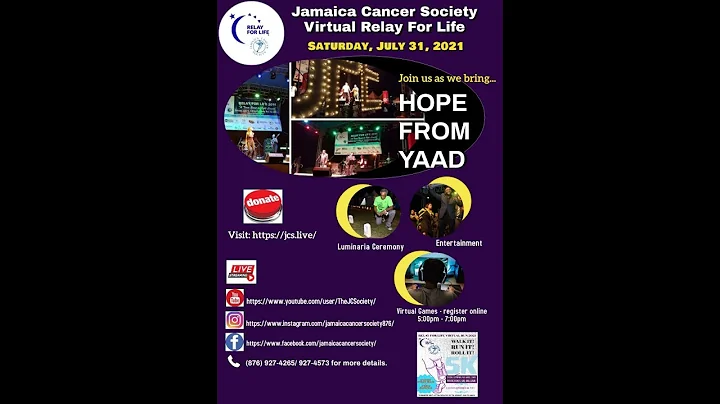 Jamaica Cancer Society Relay for Life 2021