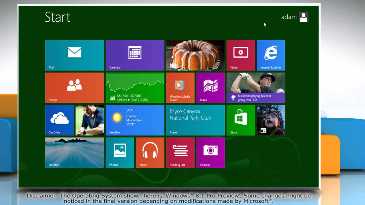 How To Check The Windows Version And System Properties Information In Windows 8 1 Pro Preview Youtube