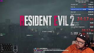 ☘️ ❤️ Resident Evil 2 Remake Speedrun ❤️ LAS 120 PB Attempts ❤️ PB: 51:31