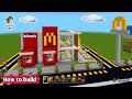 Vlog #457: Build a Golden Arches McDonald's! Minecraft McDonald's Tutorial