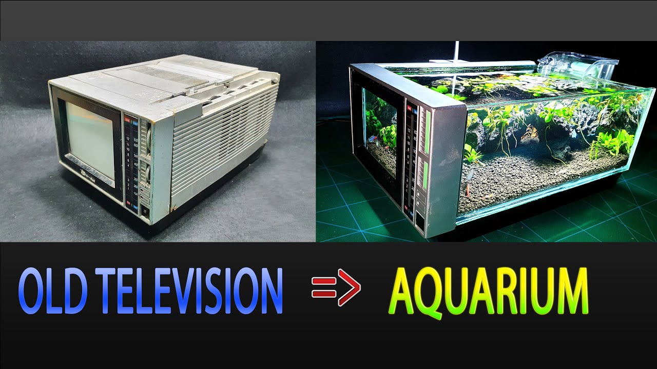 How to Build a Aquarium Using Old Television YouTube